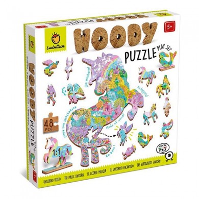 Woody Puzzle - Paysage fantastique - Ludattica - 1