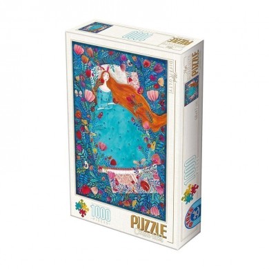 Puzzle 1000 pièces  Kürti Andrea - Sleeping Beauty - D Toys