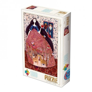 Puzzle 1000 pièces Kürti Andrea - Snow White - DToys