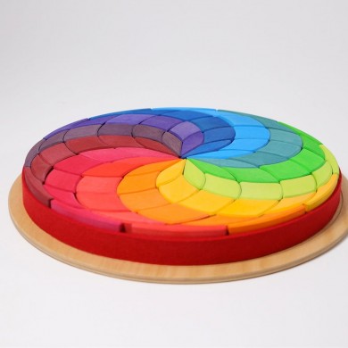 Puzzle grande spirale colorée - Grimm's