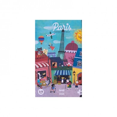Puzzle réversible nuit et jour - Paris - 36 pièces - Londji 