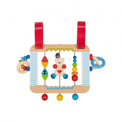 Tableau d'activités en bois Ourson - Heimess