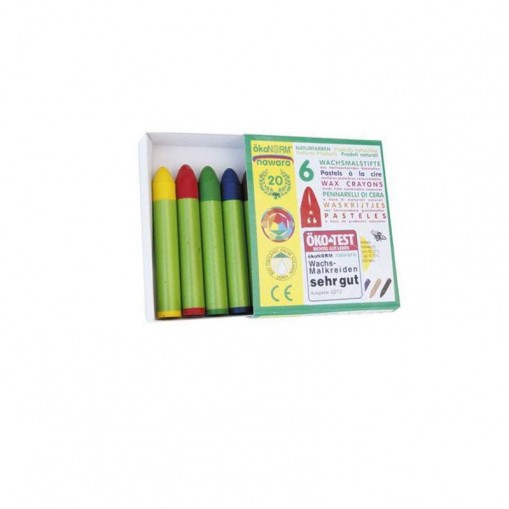 6 Crayons pastels à la cire - Ökonorm