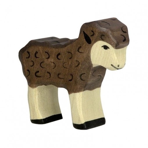 Agneau noir en bois de Holztiger