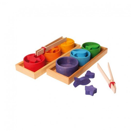 Bols de tri arc-en-ciel de Grimm's