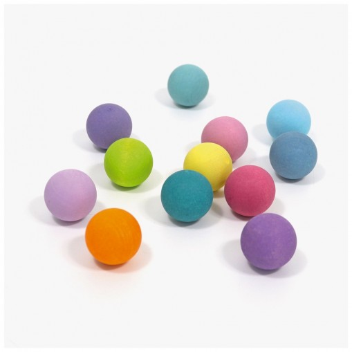 Petites boules en bois pastel Grimm's - Grimm's