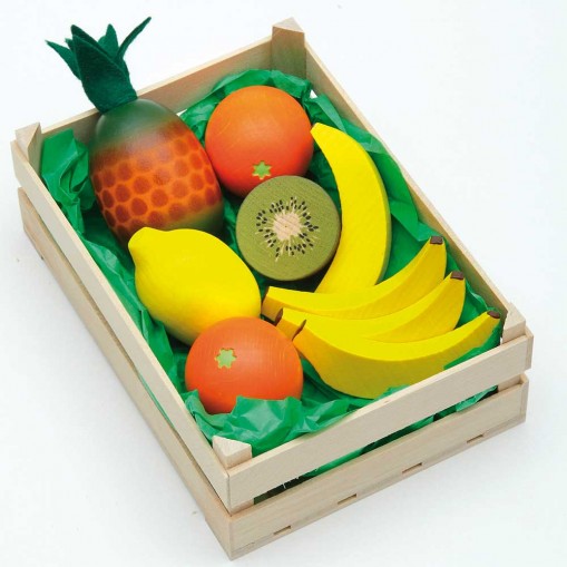 Grande cagette de fruits exotiques en bois - Fabricant Allemand
