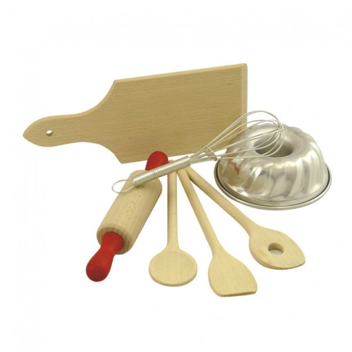 Dînette planche et ustensiles de cuisine