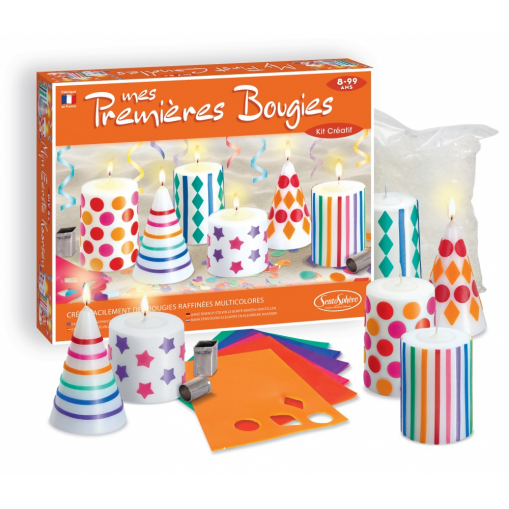 Kit de créations Mes premières bougies - Sentosphère