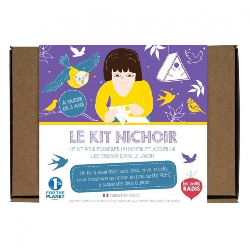 Kit de fabrication de nichoir pour oiseaux - Les Petits Radis