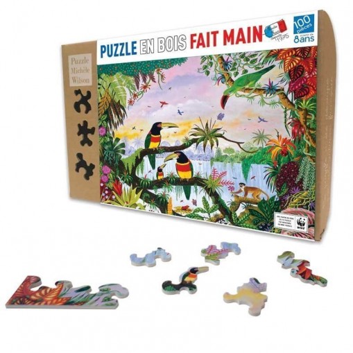 Puzzle La Jungle 100 pcs - Puzzle Michèle Wilson