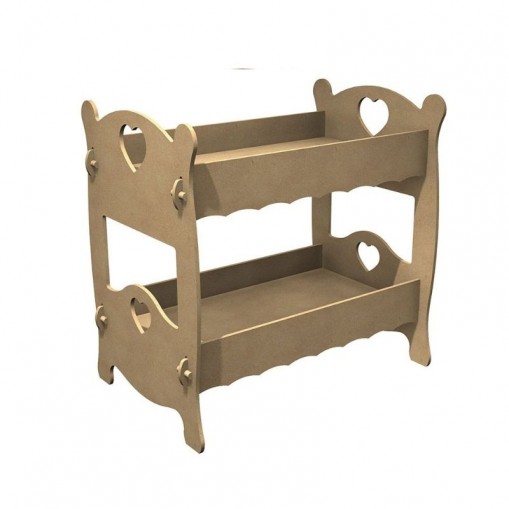 Lit double de poupée en bois - Gomille 