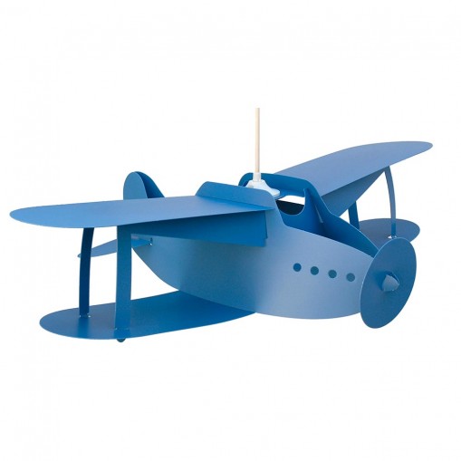 Suspension Avion Biplan bleu - R&M Coudert