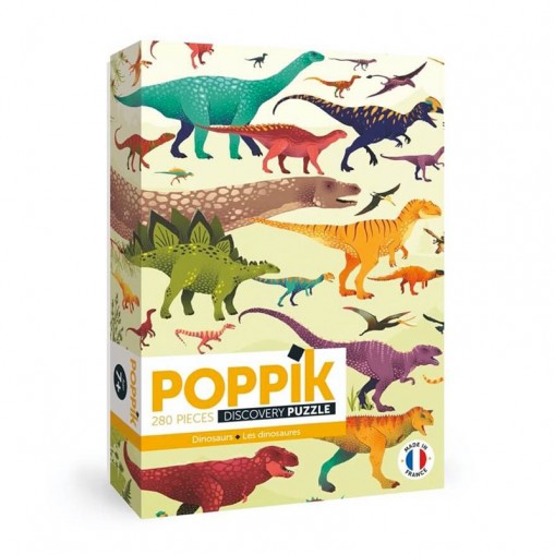Puzzle découverte Les Dinosaures - 280 pièces - Poppik