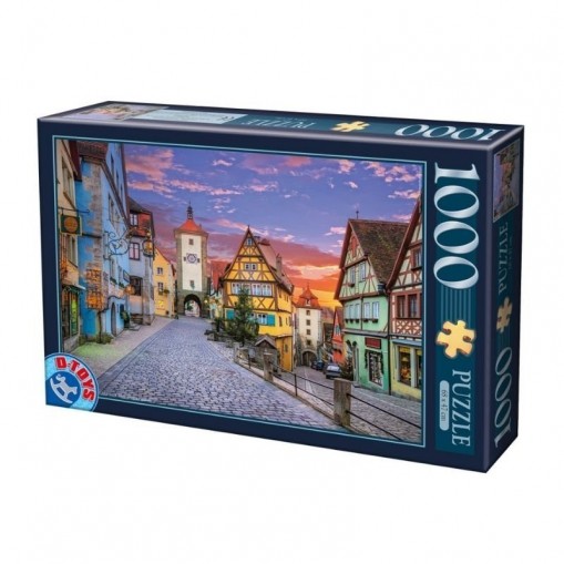 Puzzle 1000 pièces - Allemange - Ville de Rothenburg - DToys