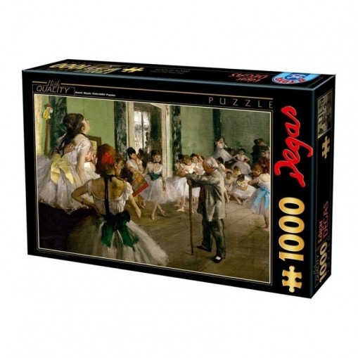 Puzzle 1000 pièces Edgar Degas - La classe de danse - Dtoys