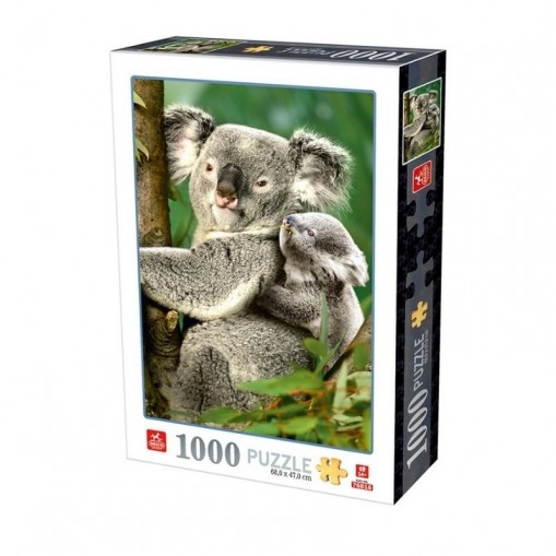 Puzzle 1000 pièces - Koalas - Dtoys