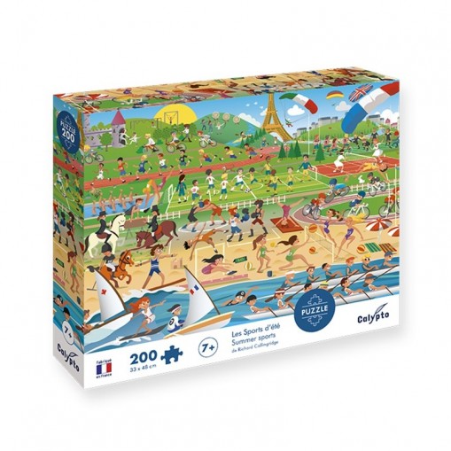 Puzzle 200 pièces - Calypto - Les Sports d'été - Sentosphère