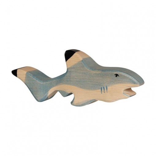 Requin en bois - Holztiger