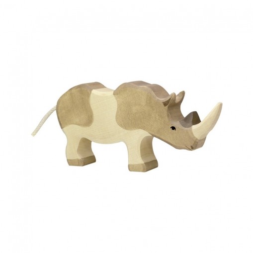 Rhinocéros en bois - Holztiger