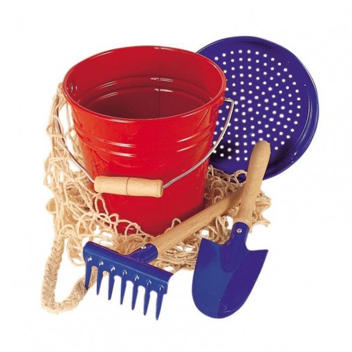 Seau en métal avec accessoires - NIC TOYS