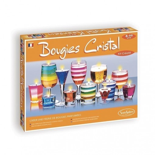 Kit de créations - Bougies Cristal - Sentosphère