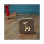 Veilleuse en bois kids Girafe - BLUMEN - Gone's