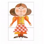 6 cubes Mon Premier Imagier - Artisan Tchèque