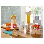 25 Blocs de construction La parade des Animaux - Haba