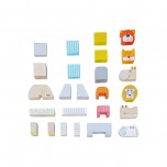 25 Blocs de construction La parade des Animaux - Haba