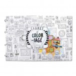 Grand carnet de coloriage - 24 pages - Agent Paper