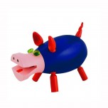 Le Cochon qui rit version deluxe en bois - Dujardin