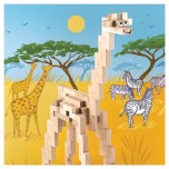 Kit créatif Cloze construction Girafe - 44 pièces