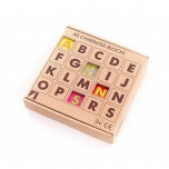 Cubes en bois Alphabet - Artisan Polonais