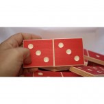 Grand jeu de dominos en bois - Les Jouets du Queyras