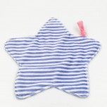 Doudou petite étoile ancre marine nœud rose - Moncalin