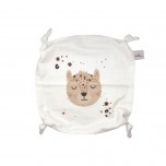 Doudou plat Panthère en coton biologique - Carotte & Compagnie