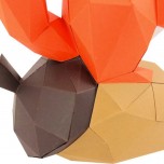 Ecureuil en papier 3D - Agent Paper