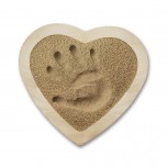 Kit d'empreinte bébé cadre coeur