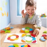 Jeu d'assemblage Lunes multicolores - Haba