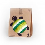 Hochet balle XXL en crochet - vert - Fabricant Espagnol
