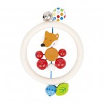 Hochet en bois Renard avec grelot - Heimess