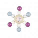 Hochet toupie série limitée - rose - Heimess