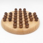 Solitaire en bois teinté - Artisan du Jura