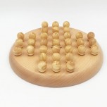 Solitaire en bois naturel - Artisan du Jura