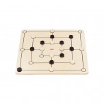 Jeu de dames et Jeu du Moulin - Géant - Goki