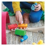 Jeu de construction Train en bois de Grimm's - Grimm's