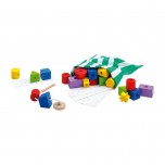Jeu de laçage et de classement formes géométriques - Fabricant allemand