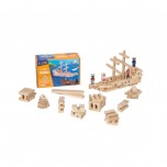 Kit créatif Cloze construction Bateau - 75 pièces - Cloze