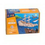 Kit créatif Cloze construction Bateau - 75 pièces - Cloze